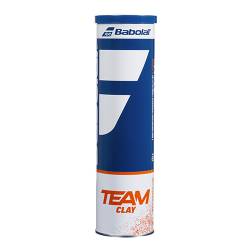TUBE DE 4 BALLES DE TENNIS BABOLAT TEAM CLAY