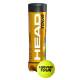 TUBE DE 4 BALLES DE TENNIS HEAD TOUR XT