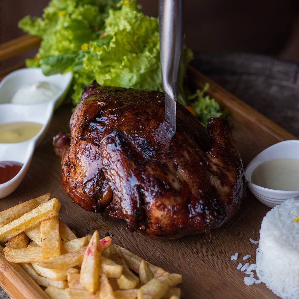 POULET GRILLE ENTIER POUR 4 PERSONNES