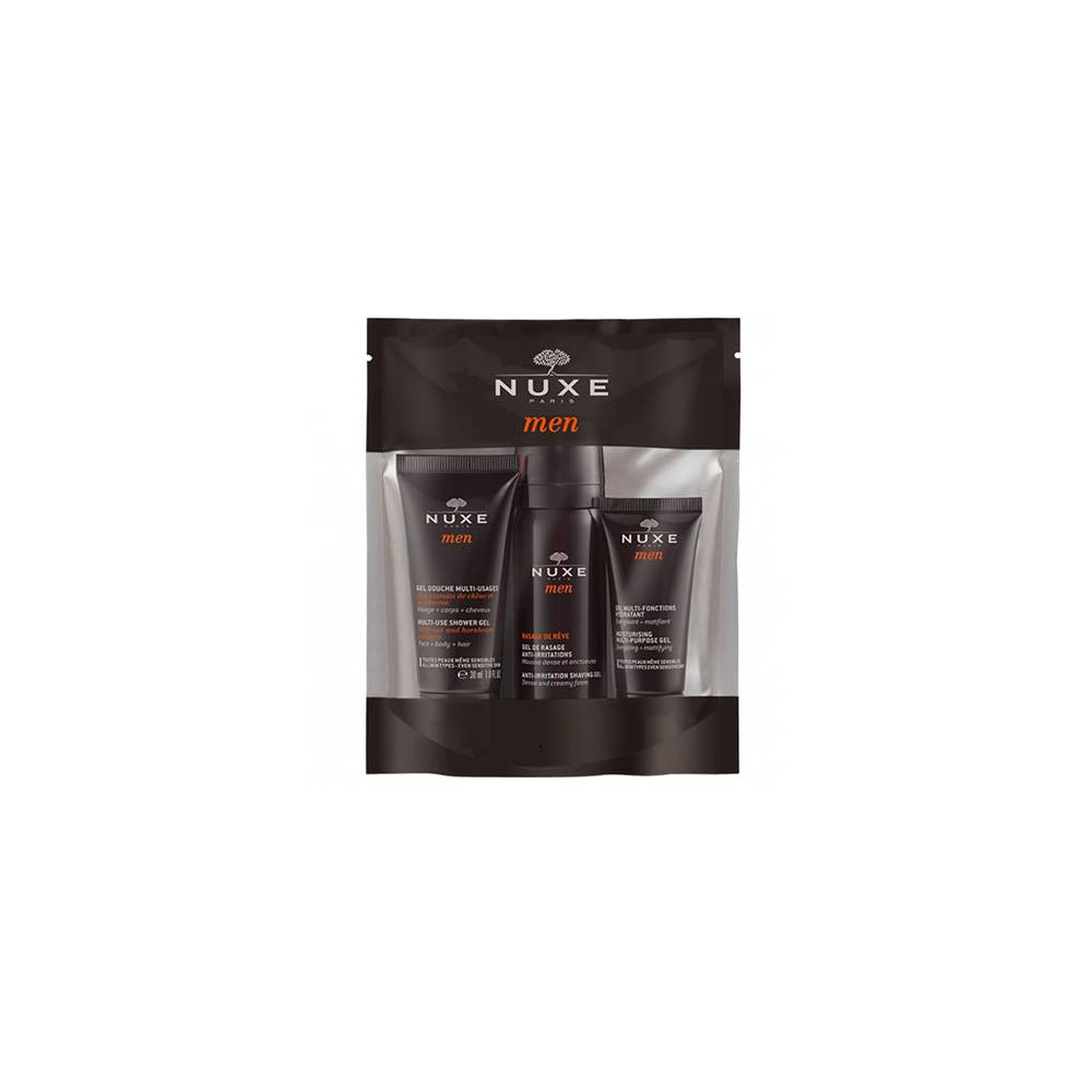 NUXE MEN COFFRET KIT DE VOYAGE 3 PIECES