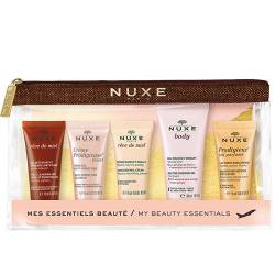 NUXE TROUSSE ESSENTIELS BEAUTE MARRON 5 PIECES