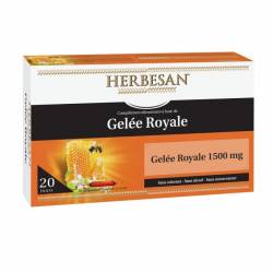 HERBESAN GELÉE ROYALE 1500MG BIO AMPOULE 20 X 15ML