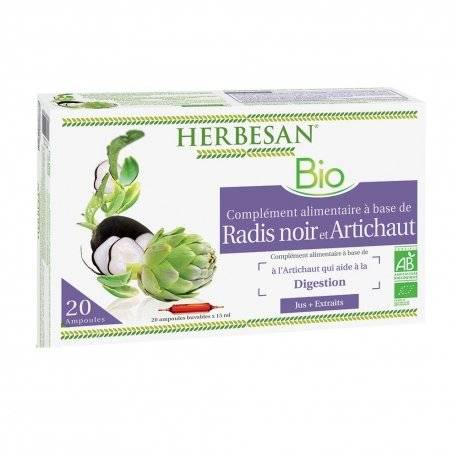 HERBESAN RADIS NOIR-ARTICHAUD AMPOULE  20*15ML