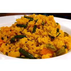 RIZ JAUNE AUX LEGUMES