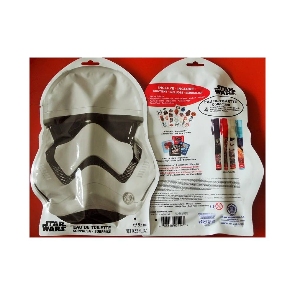 EAU DE TOILETTE 100ML+MARQ PAGE+STICKERS STAR WARS