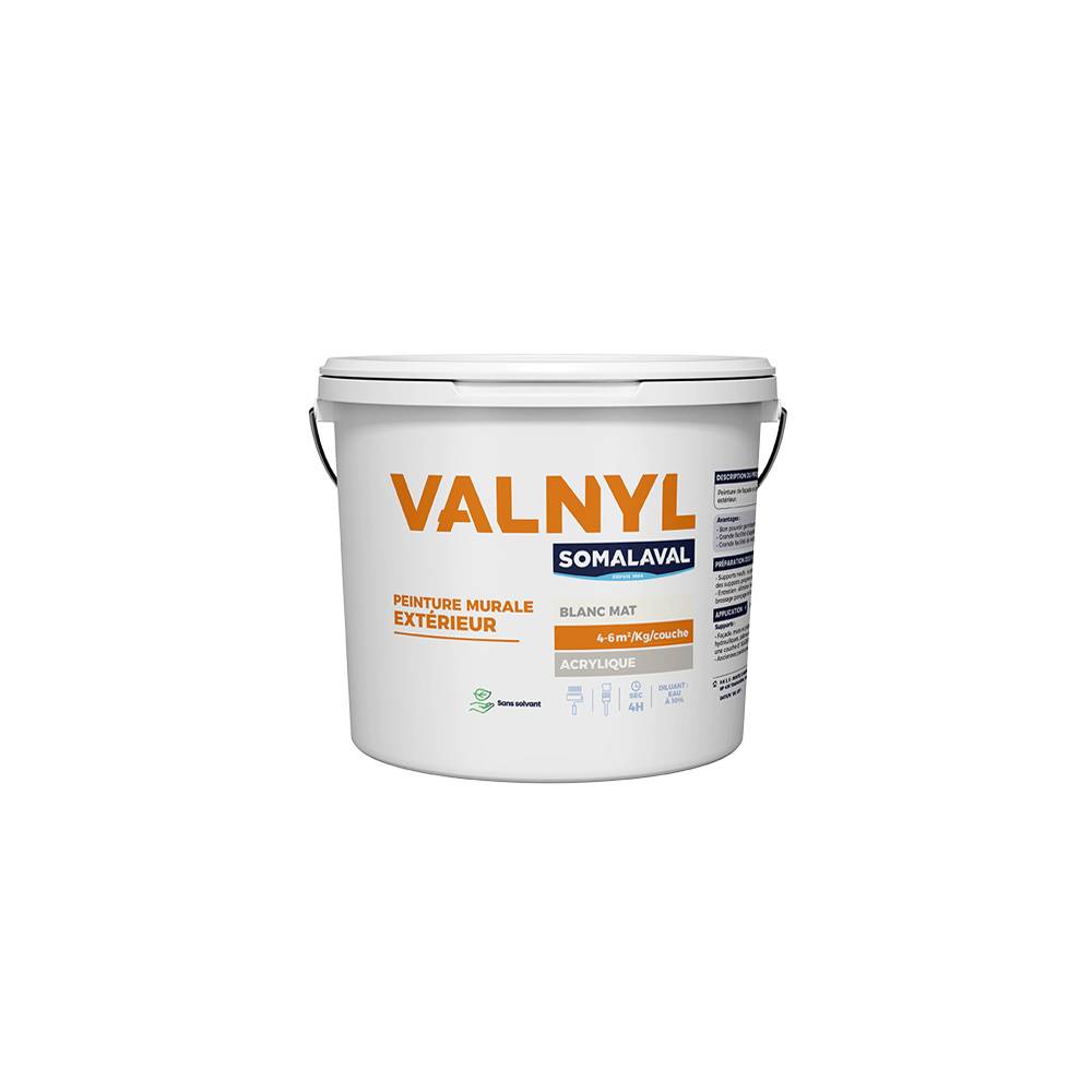 VALNYL INT/EXT BLANC 4KG