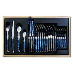 MENAGERE LAGUIOLE GRIS MARBRE 24 PIECES