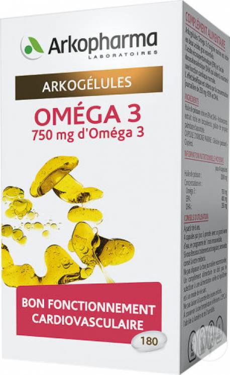 ARKOPHARMA OMEGA 3 ORG MARINE GLE B/180