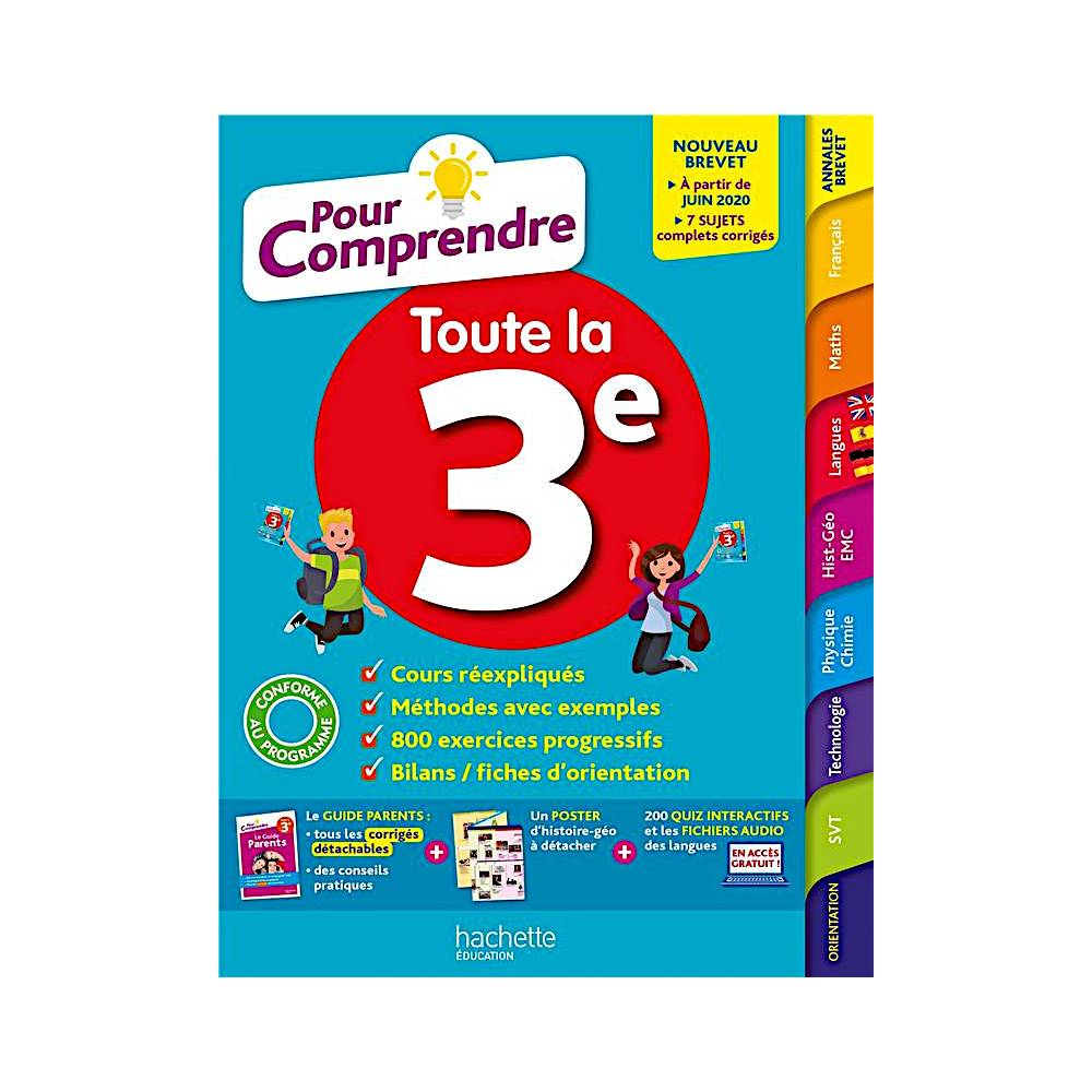 POUR COMPRENDRE - TOUTE LA 3 EME (ED. 2020)
