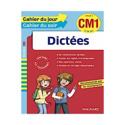CAHIER DU JOUR, CAHIER DU SOIR - DICTEES CM1