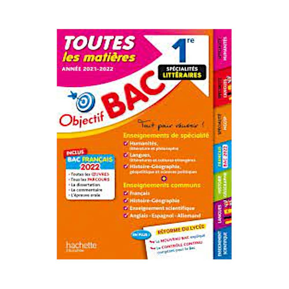TOUTES LES MATIÈRES 1RE SPÉCIALITÉS LITTÉRAIRES