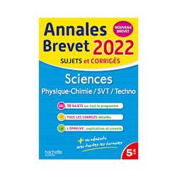 SCIENCES - PHYSIQUE-CHIMIE/SVT/TECHNO
