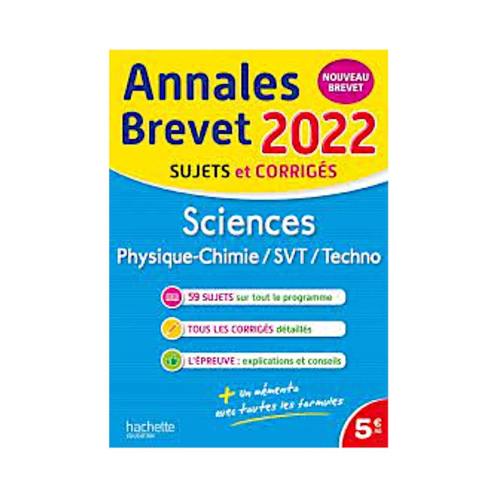 SCIENCES - PHYSIQUE-CHIMIE/SVT/TECHNO