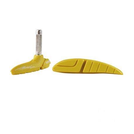 PORTE PATIN CORRATEC A TIGE JAUNE ASYMETRIQUE