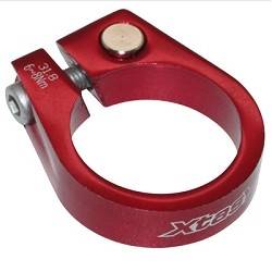 COLLIER DE SELLE XTASY ALU ROUGE 31,8MM