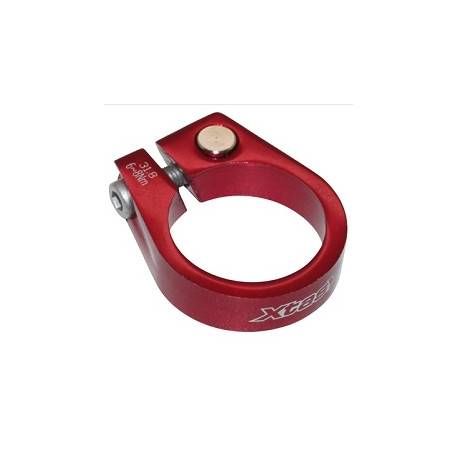 COLLIER DE SELLE XTASY ALU ROUGE 31,8MM