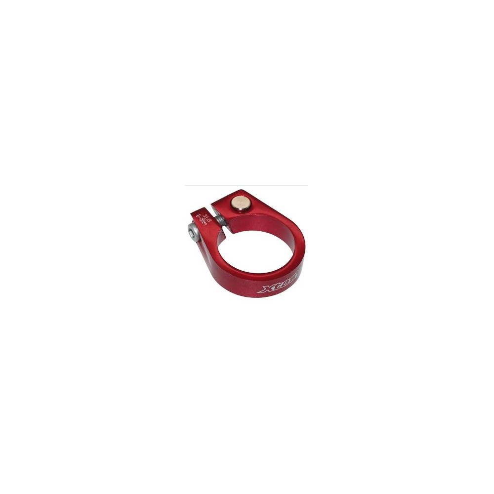 COLLIER DE SELLE XTASY ALU ROUGE 31,8MM