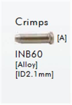 EMBOUT DE CABLE DE FREIN SUNRACE 2,1MM*500PCS/BT ALLOY GOLD