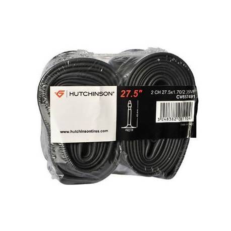 LOT DE 2 CHAMBRE A AIR HUTCHINSON 27.5*1.70/2.35 48MM PRESTA