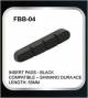 PATIN DE FREIN RESPONSE FBB-04 FOR SHIMANO DRUA ACE BLACK