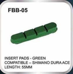 PATIN DE FREIN RESPONSE FBB-05 FOR SHIMANO DURA ACE GREEN