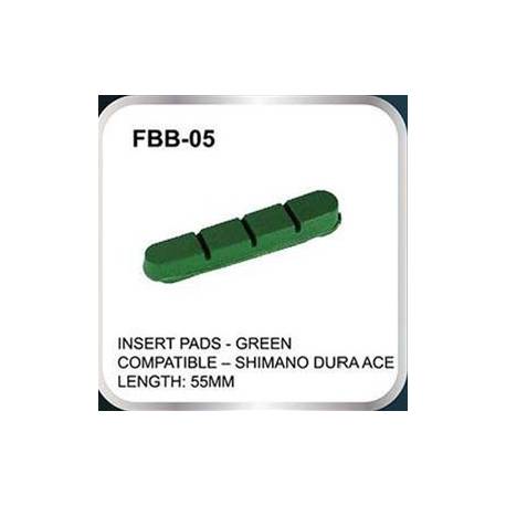 PATIN DE FREIN RESPONSE FBB-05 FOR SHIMANO DURA ACE GREEN