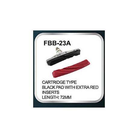 PORTE PATIN RESPONSE FBB-23A XTR UPGRADE THREADED TYPE BLACK GREY RED WITH PAD