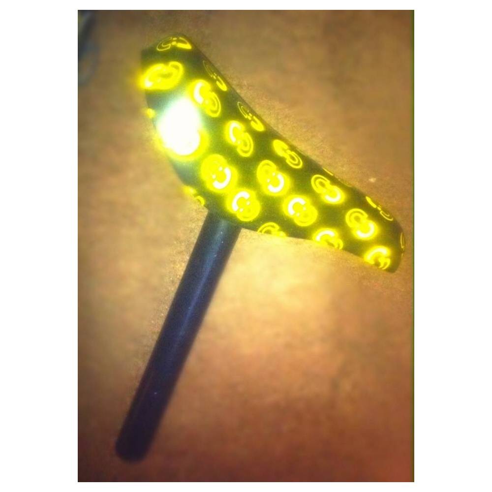 SELLE + TIGE SELLE JVNL NOIR/JAUNE