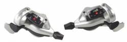 DOUBLE LEVIER DE VITESSE SUNRACE M93 PAIR R9/L3 SILVER