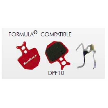 PLAQUETTE DE FREIN SUNRACE F10 COMPATIBLE FORMULA