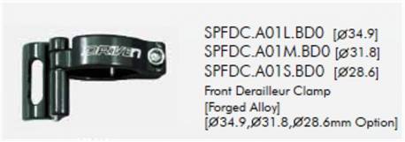 COLLIER DE DERAILLEUR AV SUNRACE BLACK