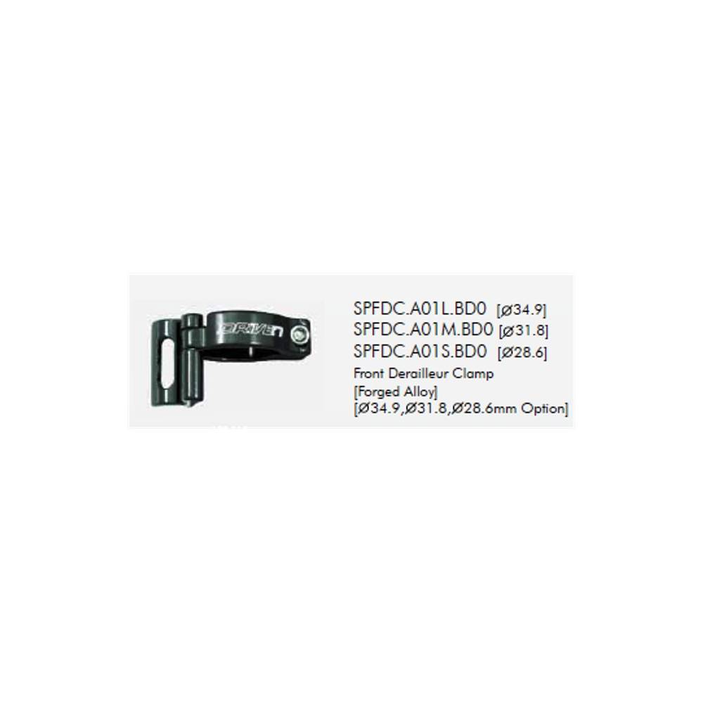 COLLIER DE DERAILLEUR AV SUNRACE BLACK