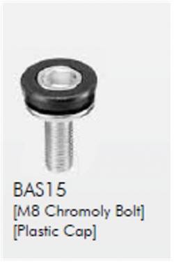 SERRAGE DE PEDALIER SUNRACE S15 M8*1.0 CHROME 2PCS/HC