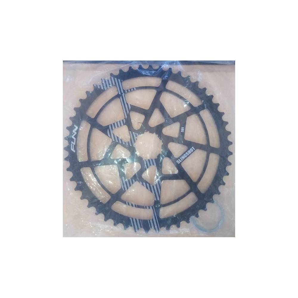 PLATEAU FUNN SLINGSHOT 11S 50T FIT SHIMANO ANOZED BLACK