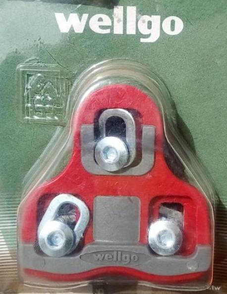 CALE PEDALE WELLGO TYPE LOOK 6° RC-7 ROUGE