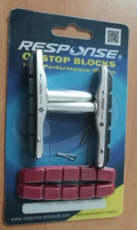 PORTE PATIN RESPONSE FBB-23 XTR POST TYPE BLACK WITH EXTRA RED PAD