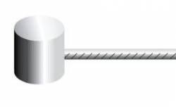 CABLE DE FREIN SUNRACE 1700MM*100PCS SLICK-GALVANIZED