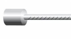 CABLE DE VITESSE SUNRACE 2300MM*100PCS SLICK-STAINLESS