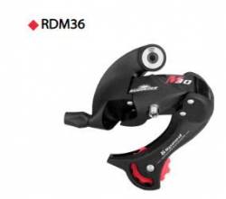 DERAILLEUR ARRIERE SUNRACE M36 6S 13-30T SHORT CAGE DIRECT BRACKET