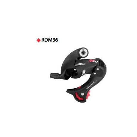 DERAILLEUR ARRIERE SUNRACE M36 6S 13-30T SHORT CAGE DIRECT BRACKET