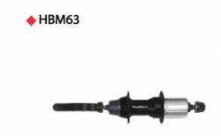 MOYEU SUNRACE M63 ARRIERE 8S 36H 135/145 MAT BLACK