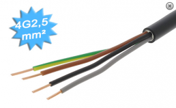 CABLE ELECTRIQUE RIGIDE INDUSTRIEL 4G 2,5 MM²