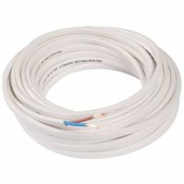 CABLE ELECTRIQUE SOUPLE DOMESTIQUE 2G 1,5 MM² BLANC [RLX DE 50ML]