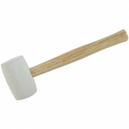MAILLET DE CARRELEUR EN CAOUTCHOUC BLANC 450 GR