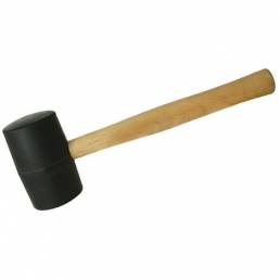 MAILLET DE CARRELEUR EN CAOUTCHOUC NOIR 450 GR