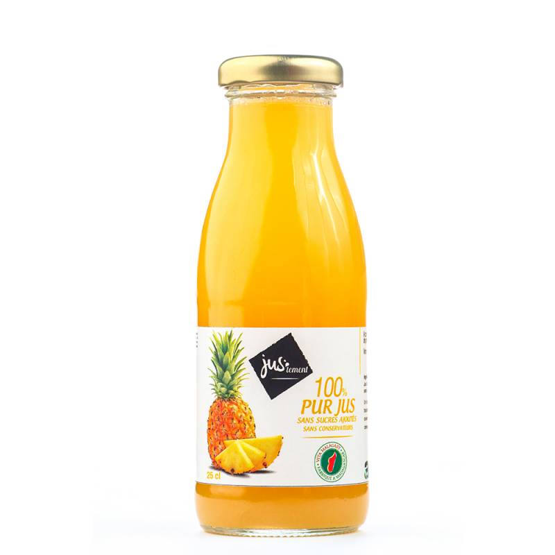 Pur jus de fruit ananas 25 cl carton de 12