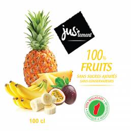 Pur jus de fruit ananas banane passion 100 cl carton de 6