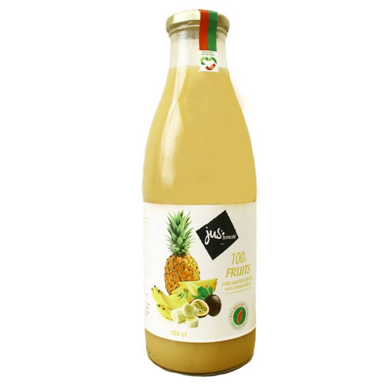 Pur jus de fruit ananas banane passion 100 cl carton de 6