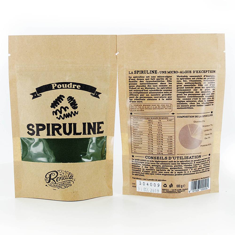 Poudre de spiruline 70 g
