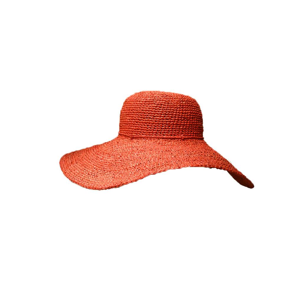 Chapeau capeline en crochet